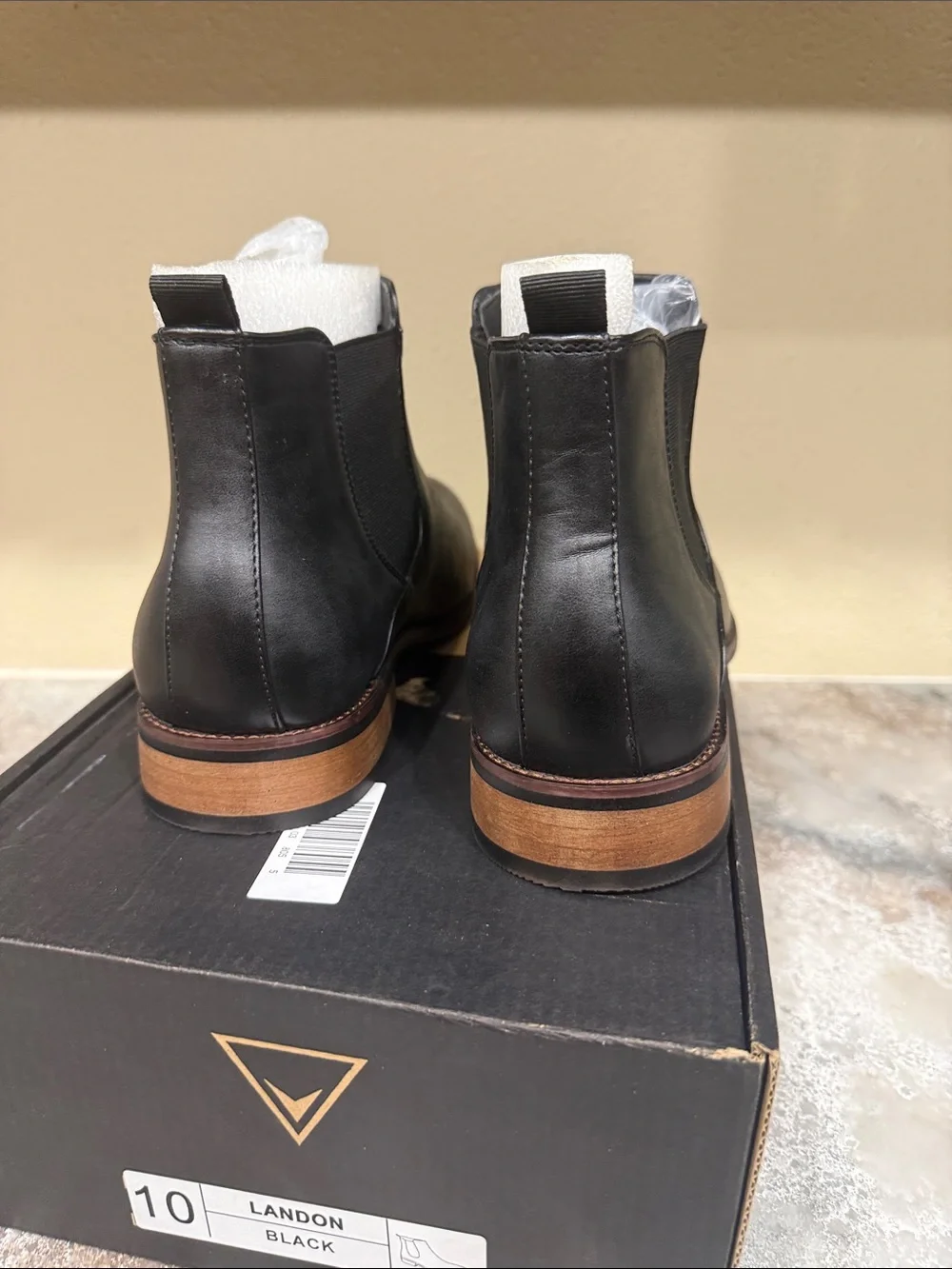 Vance co black leather